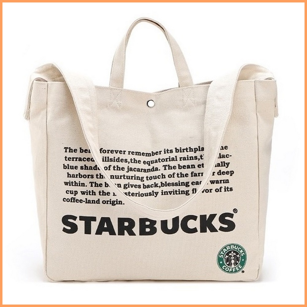 Starbucks canvas tote discount bag