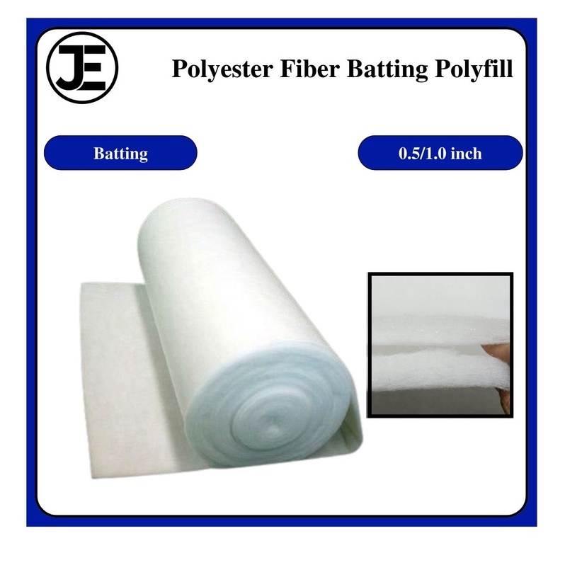 Polyester Fiber Batting - 0.5Inch /1 Inch