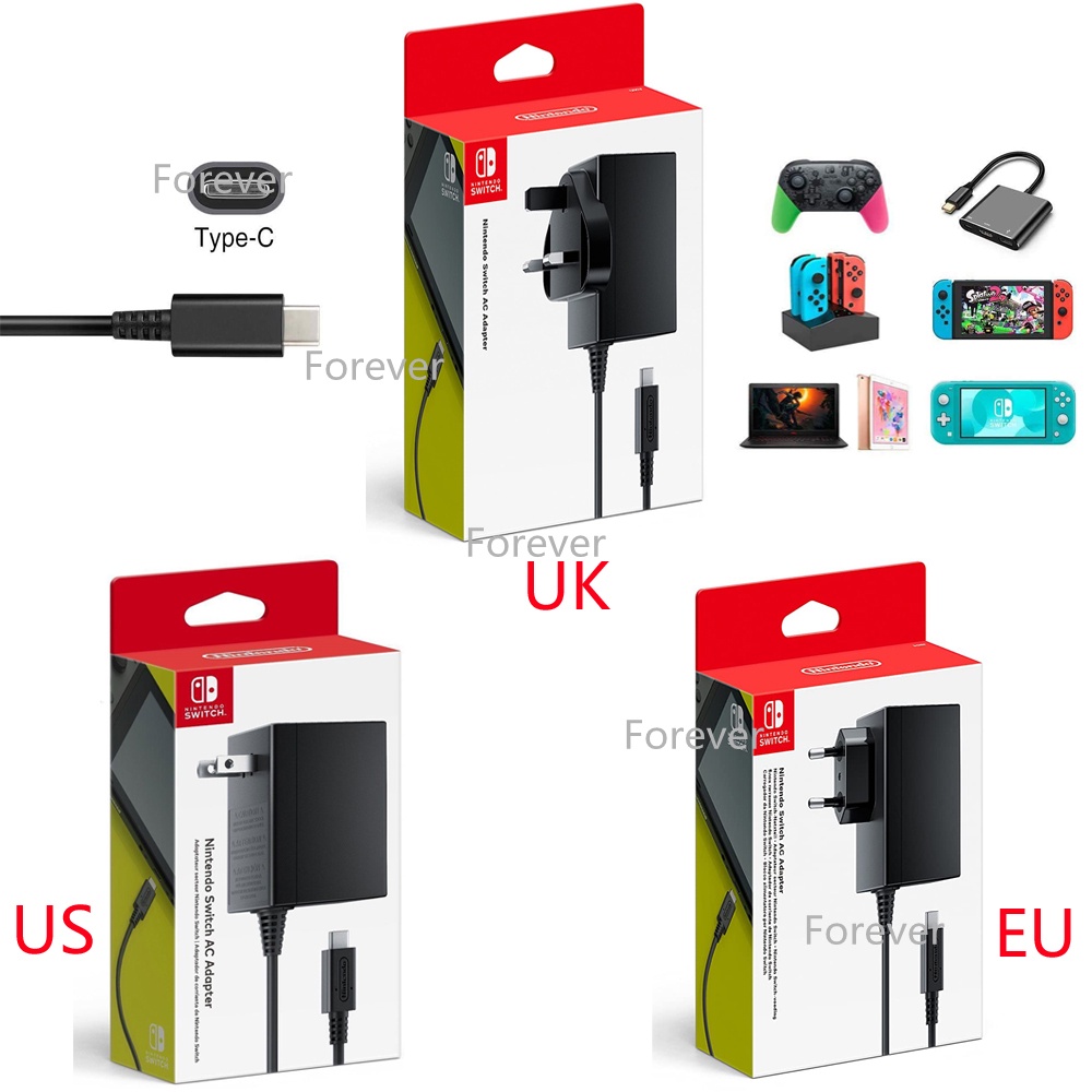 Nintendo switch shop charger uk