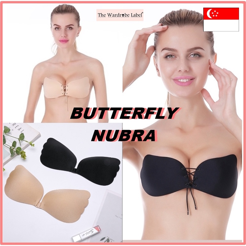 Nubra Butterfly Stick On Seamless Adhesive Bra Nipple Tape