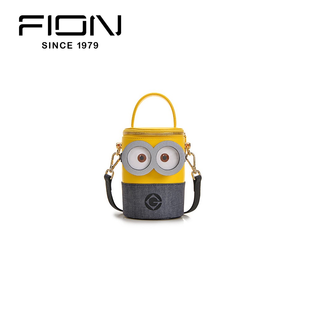 Buy FION FION Minions Leather Mini Crossbody & Shoulder Handbag Online