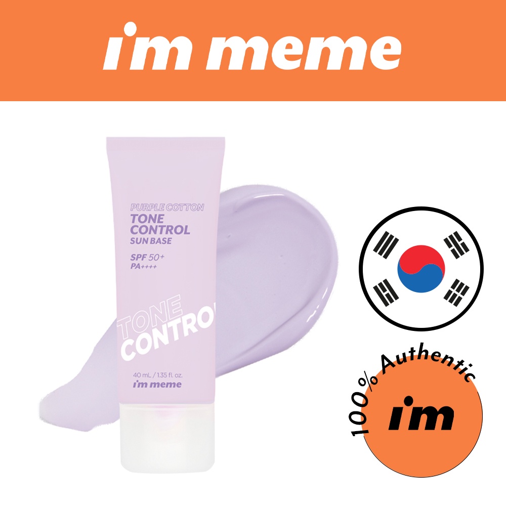 I'M Meme Purple Cotton Tone Control Pact