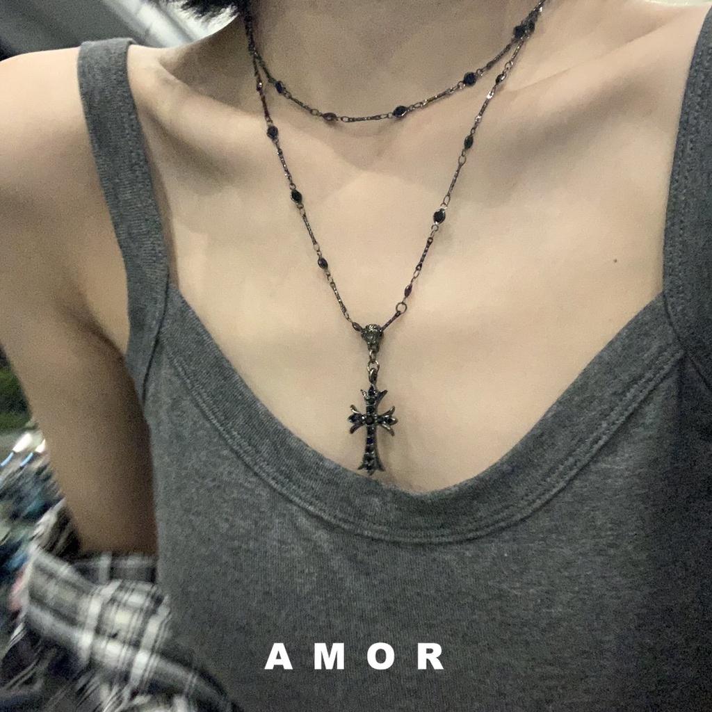 Chrome hearts deals cross necklace