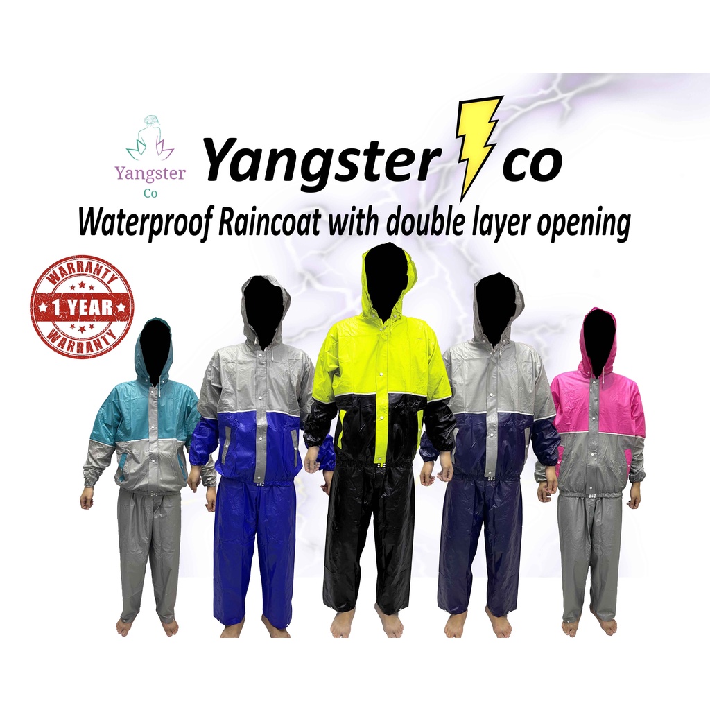 Double clearance layer raincoat