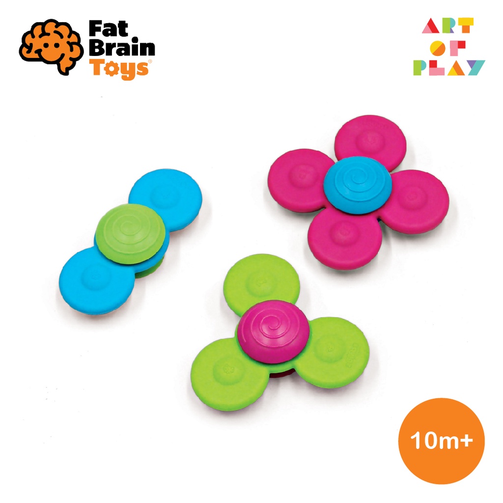 10+ Fashion Developmental Toys-Whirly Squigz-Sensory In Popular Spin Type  From Fat Brain