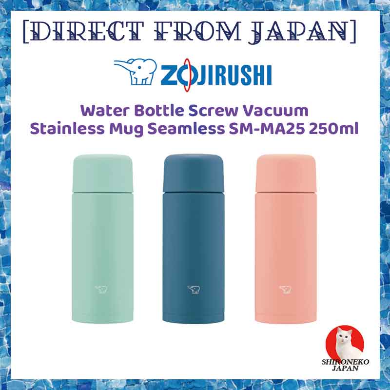 Zojirushi Water Bottle Screw Stainless Steel Mug Seamless Direct