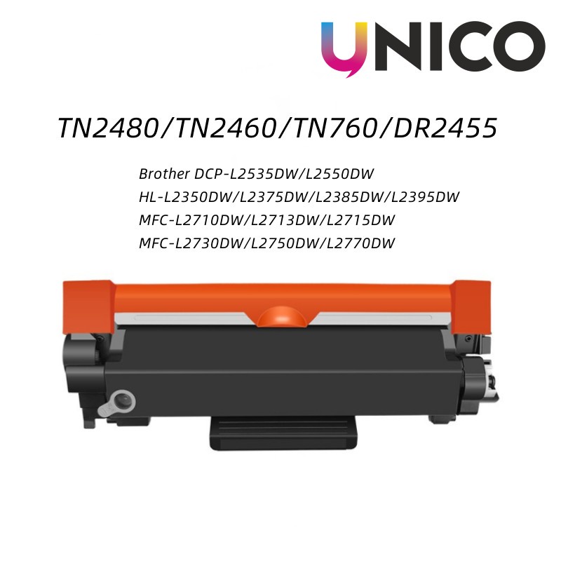 TN760 Toner Cartridge Compatible for Brother MFC-L2710DW MFC