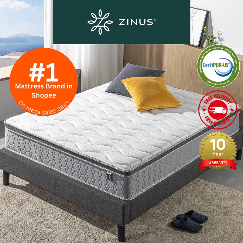 Cooling euro top pocketed on sale icoil spring mattress