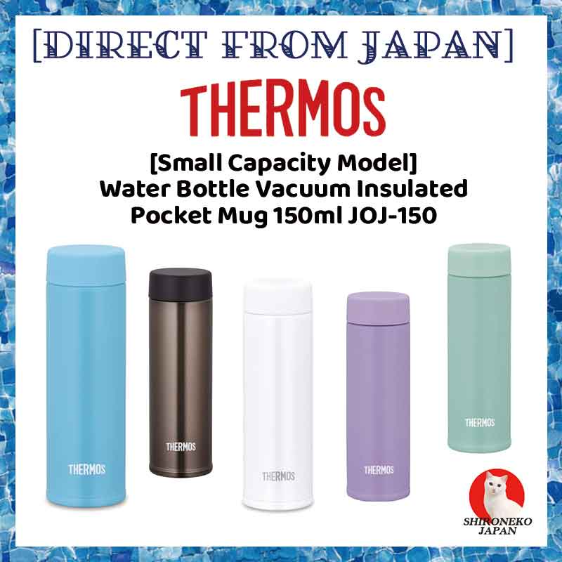 Thermos made in Japan Water bottle Vacuum insulated mobile mug One-touch  open 400ml Blue JOA-401 TO THE// Lid/ Drinking 