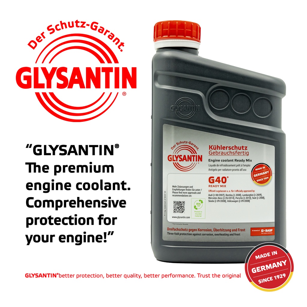 BASF GLYSANTIN G40 Ready Mix Antifreeze Coolant [G12++]