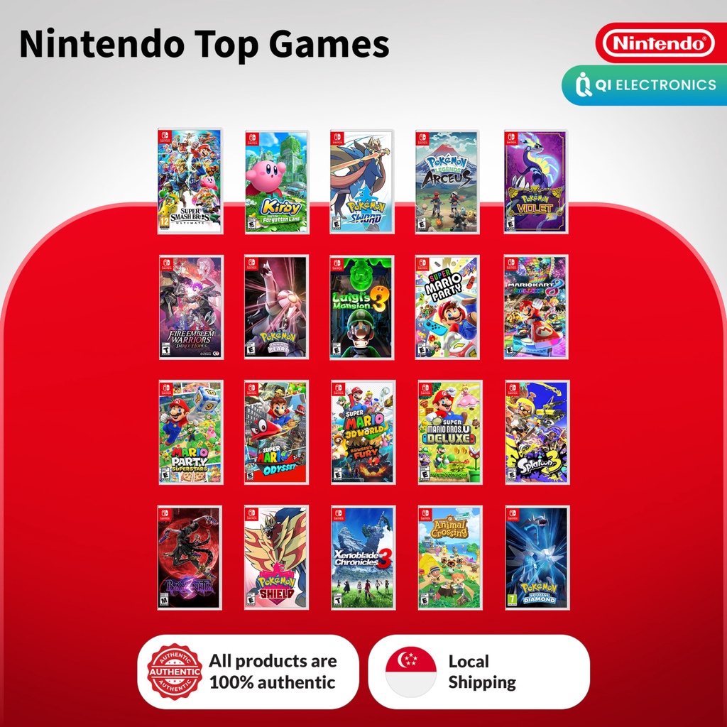 List of popular 2024 switch games