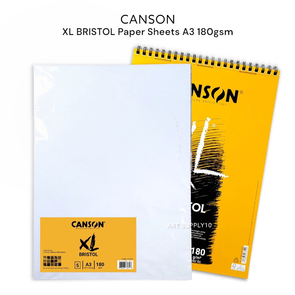 XL Bristol Sketchbook Pads, Bristol Paper, Canson