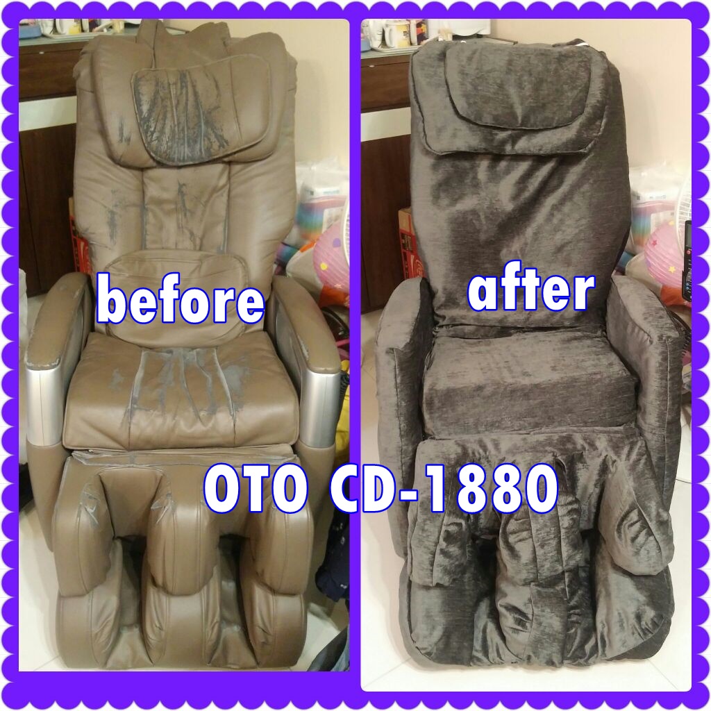 OSIM OTO Ogawa Massage Chair Cover PREMIUM fabric Shopee Singapore