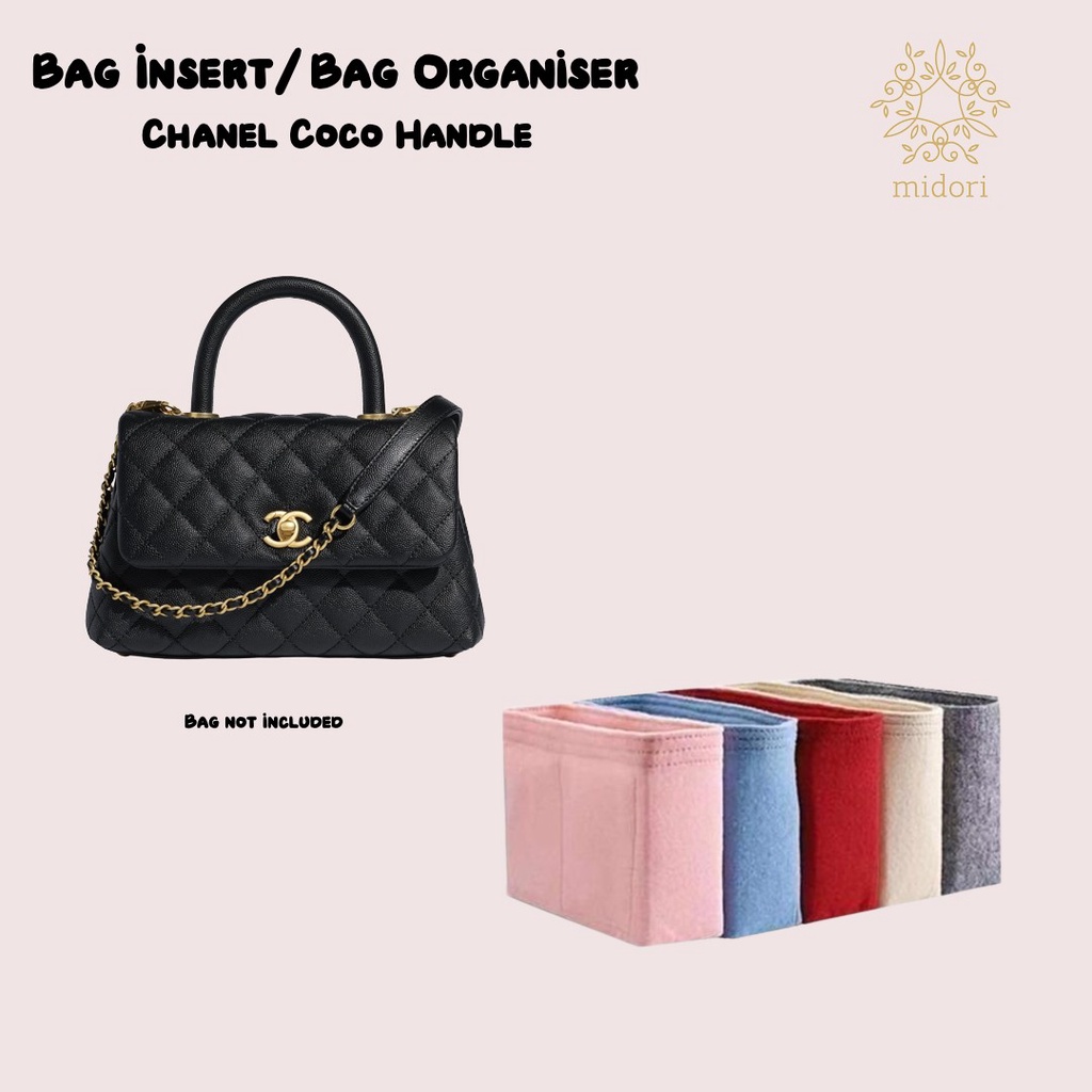  Bag Insert Bag Organiser for Chanel Coco Handle Small