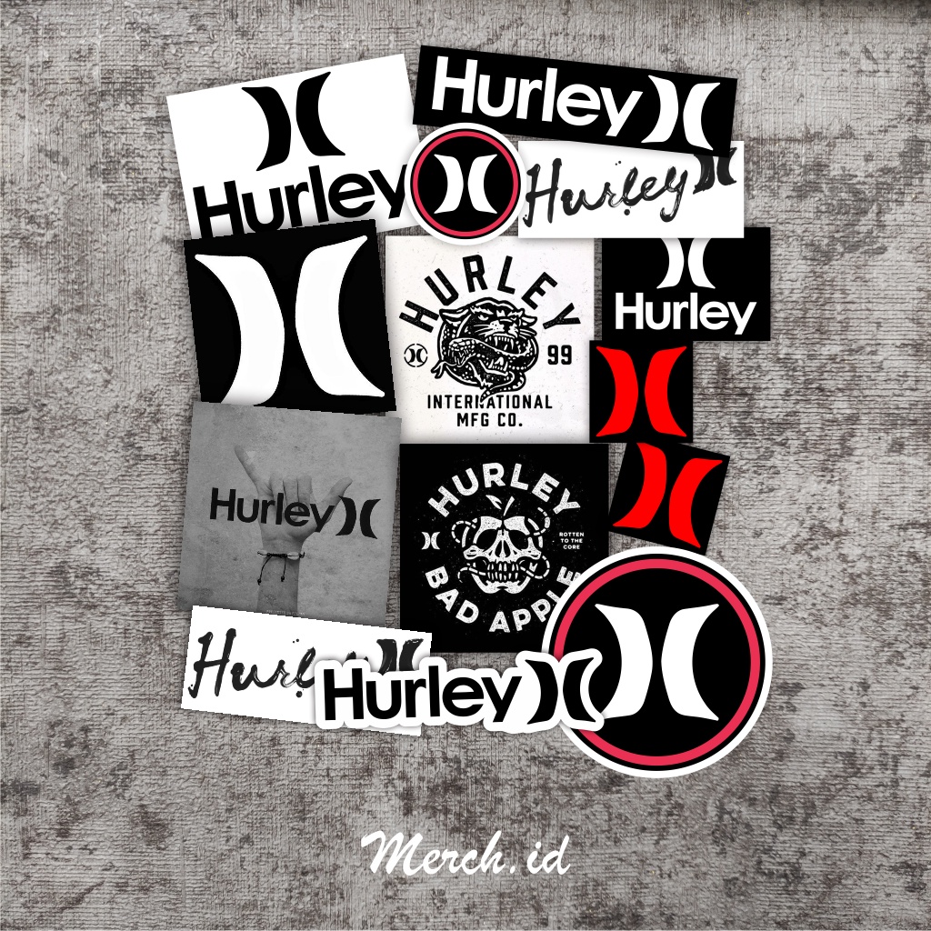 Hurley brand distro Sticker/Sticker Pack