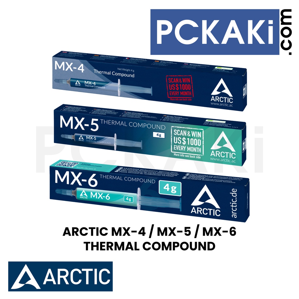 ARCTIC MX-6 2g Thermal Paste Compound for CPU / Processor