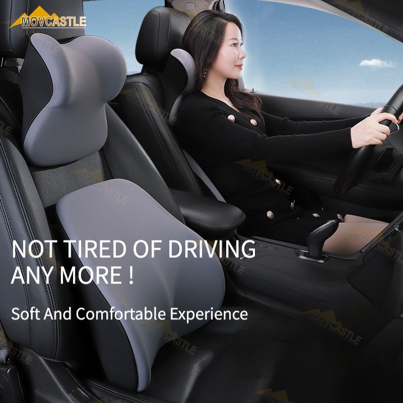 1 Pcs Car Memory Foam Lumbar Support Pillow Car Design Thin And Light Back  Cushion Improve Comfort And Reduce Driving Fatigue - Seat Supports -  AliExpress