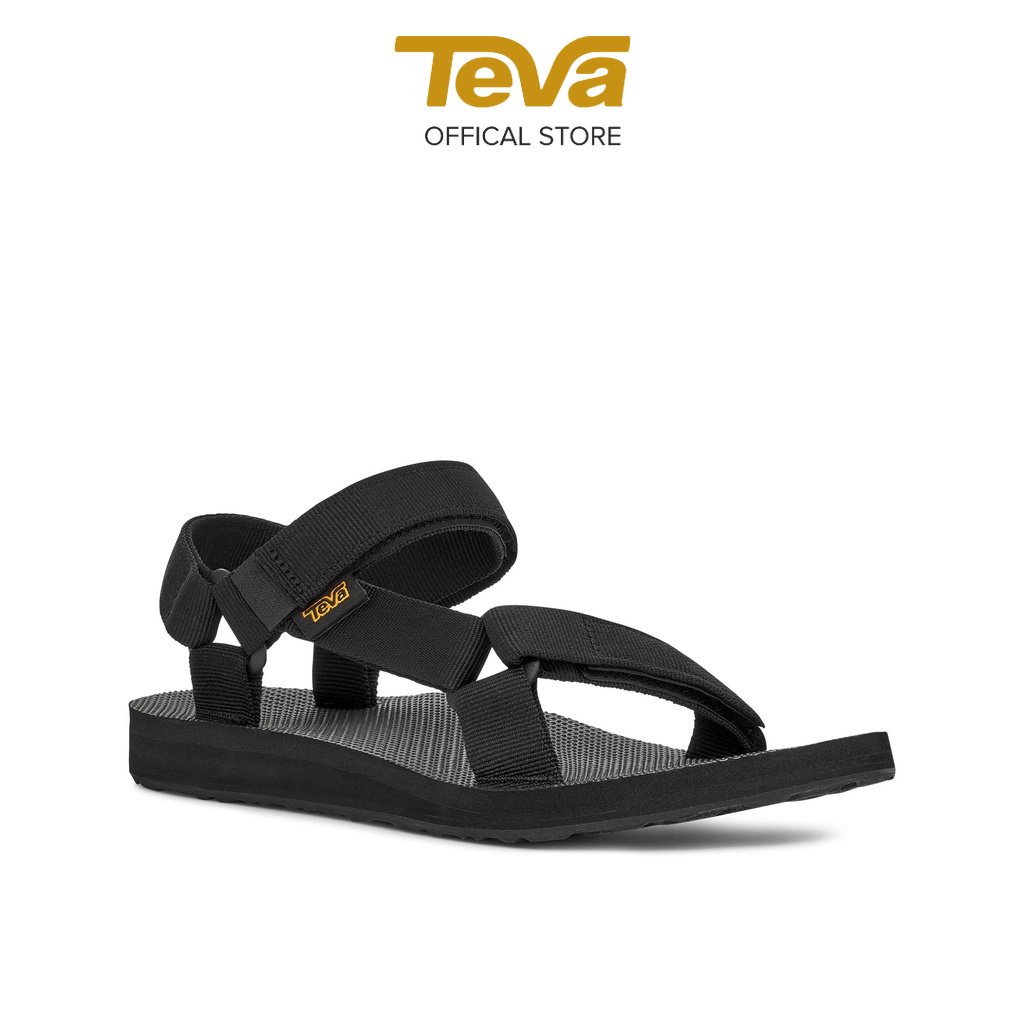 Womens black cheap teva flip flops