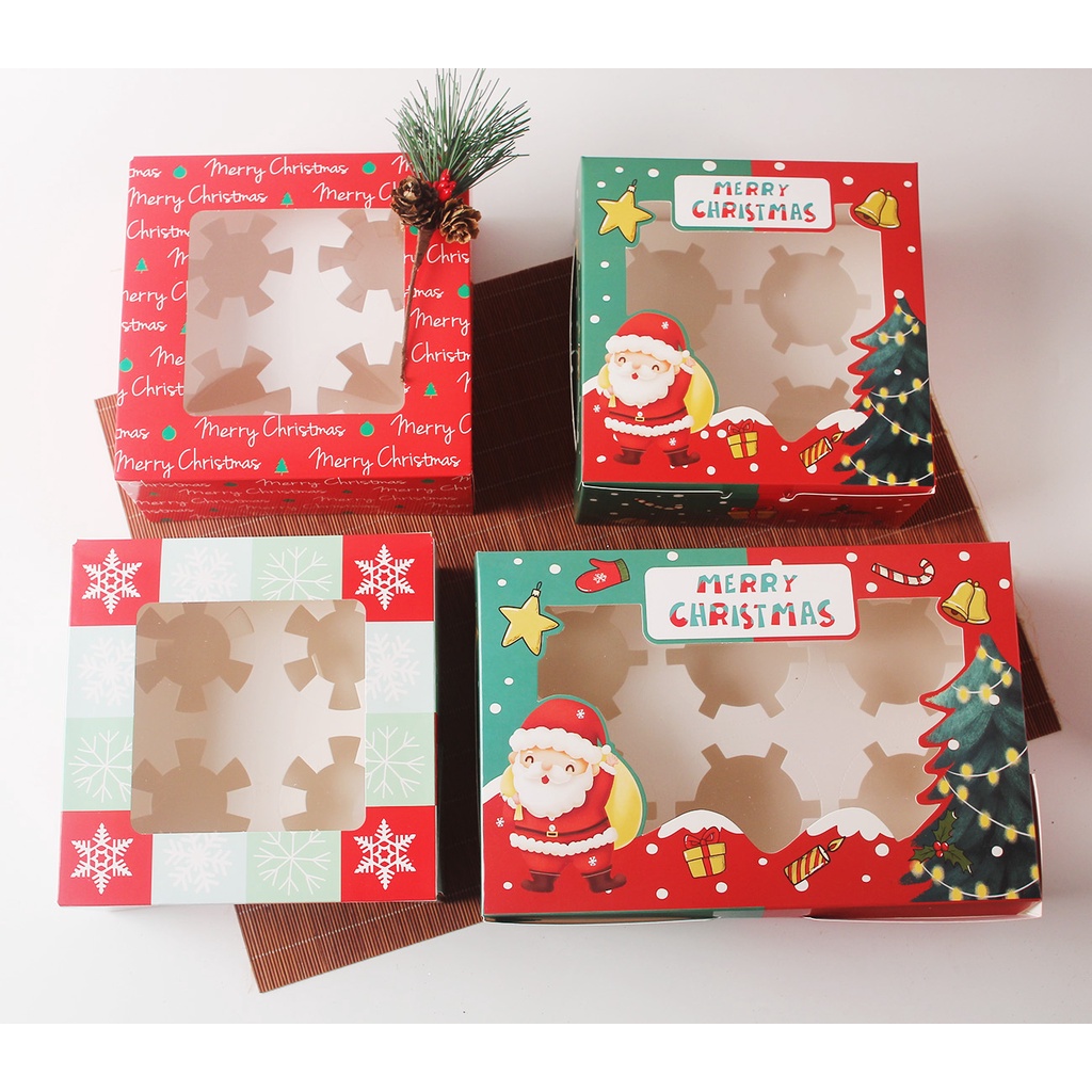 Christmas cake store boxes