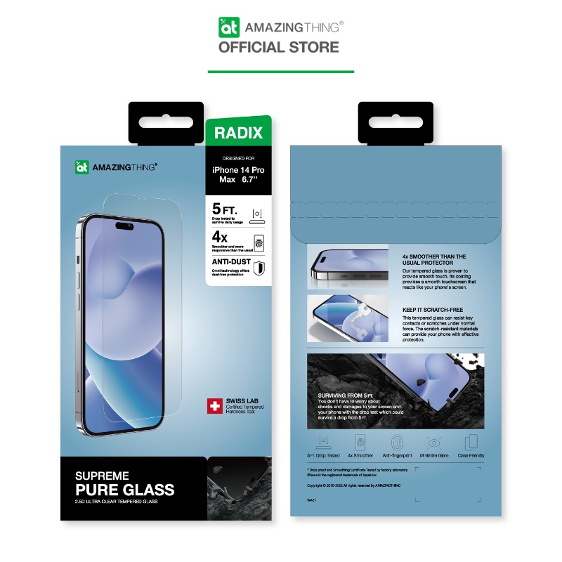 iPhone 12 Pro Max® tempered glass screen protector, Five Below