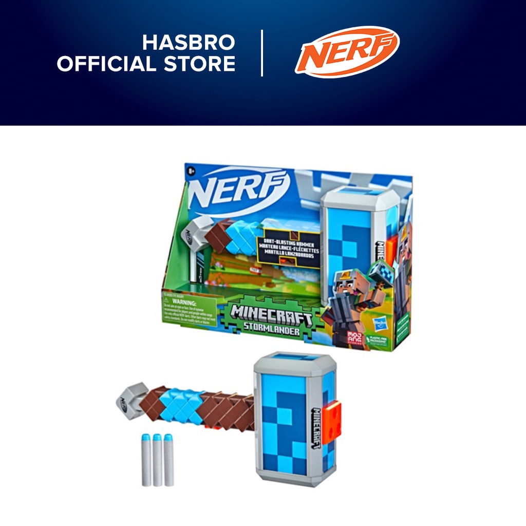 Nerf Minecraft Stormlander Blaster