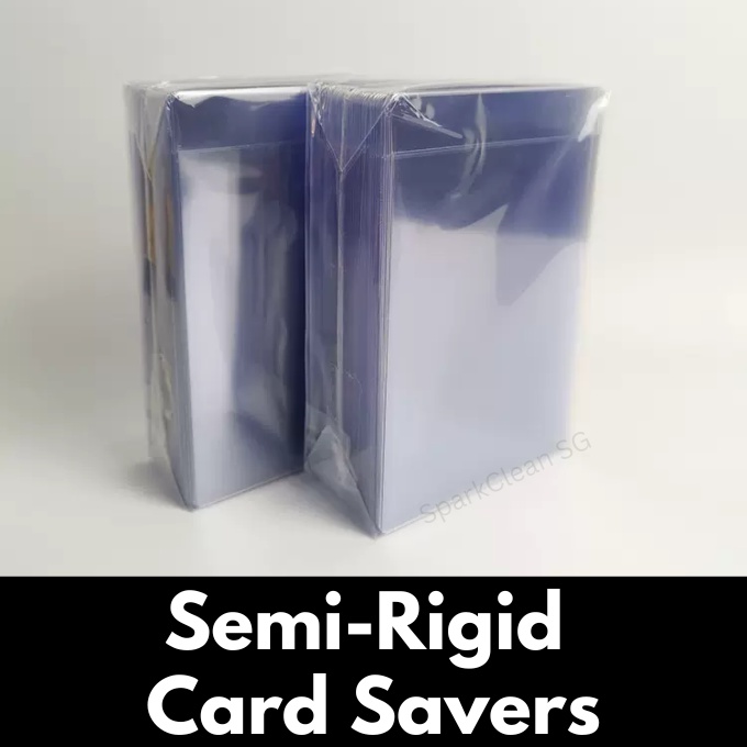 One Cardboard Gold Card Saver II Simi Rigid + 2 Penny Sleeves Sports  Pokemon
