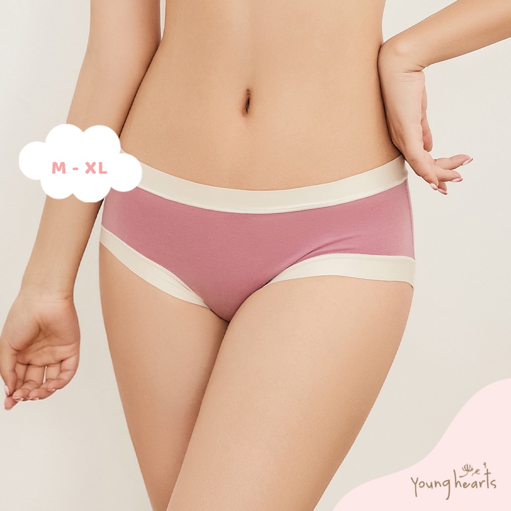Young Hearts Mesh Seamless Hipster Panties Y27-000216