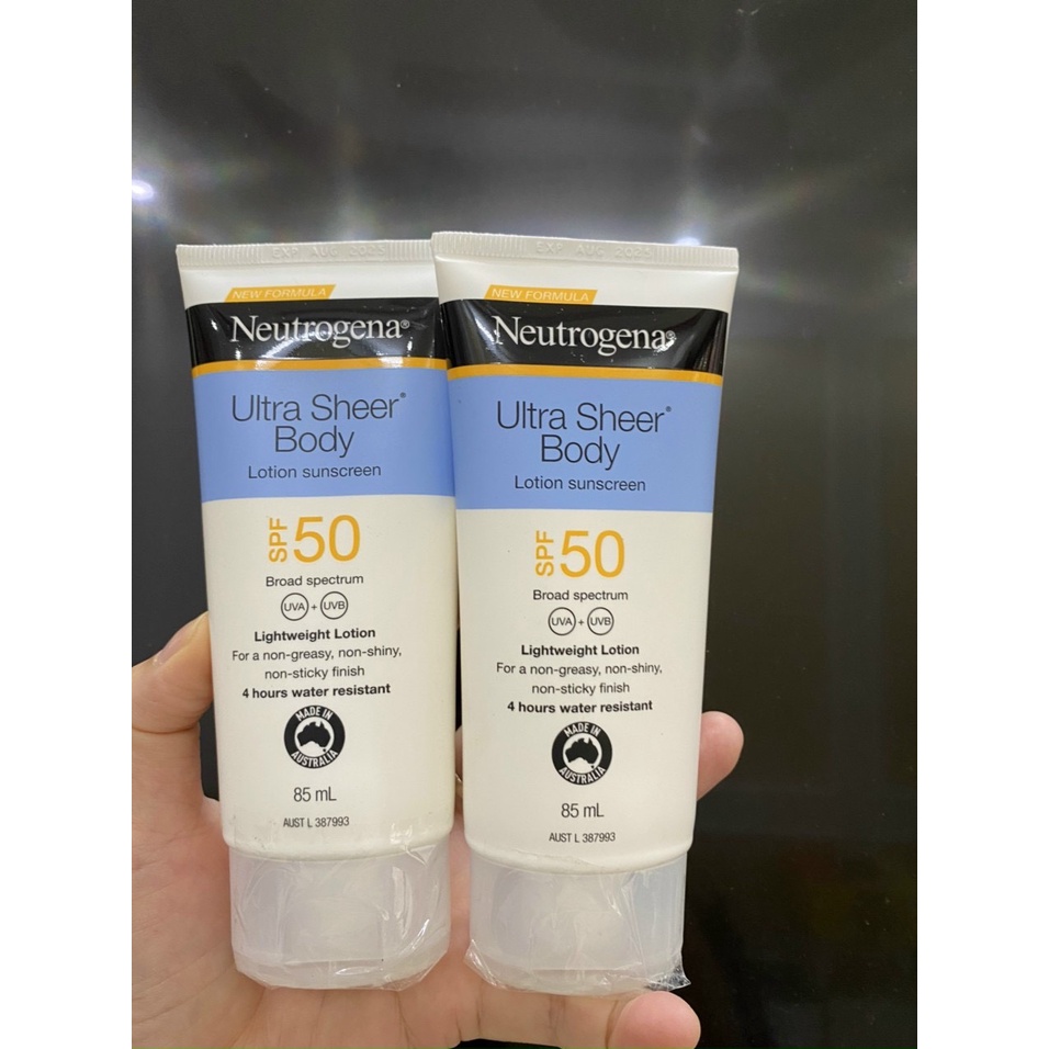 Neutrogena® Ultra Sheer Body Lotion SPF 50 85mL