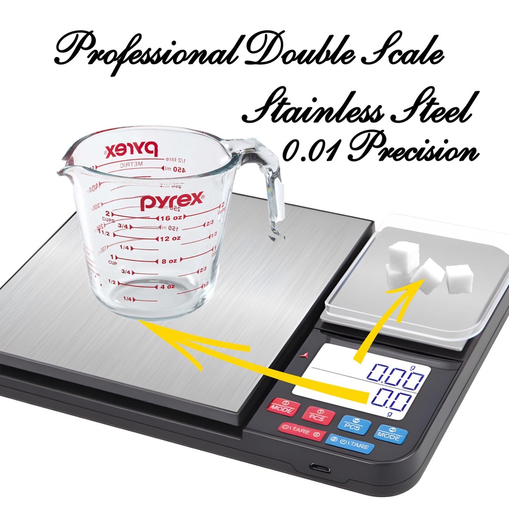 Electronic weighing outlet scales food