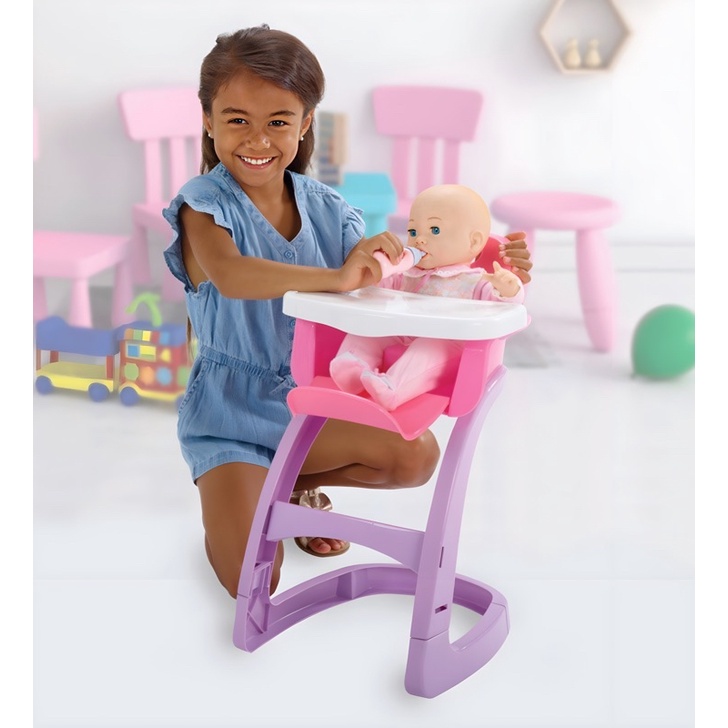 Doll bed and online high chair