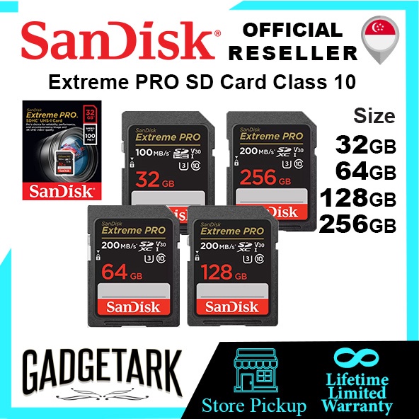 32GB 64GB 128GB 256GB Micro SD Memory Card + Adapter up to 200MB/s