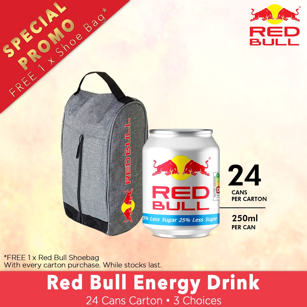 Red bull cooler store bag