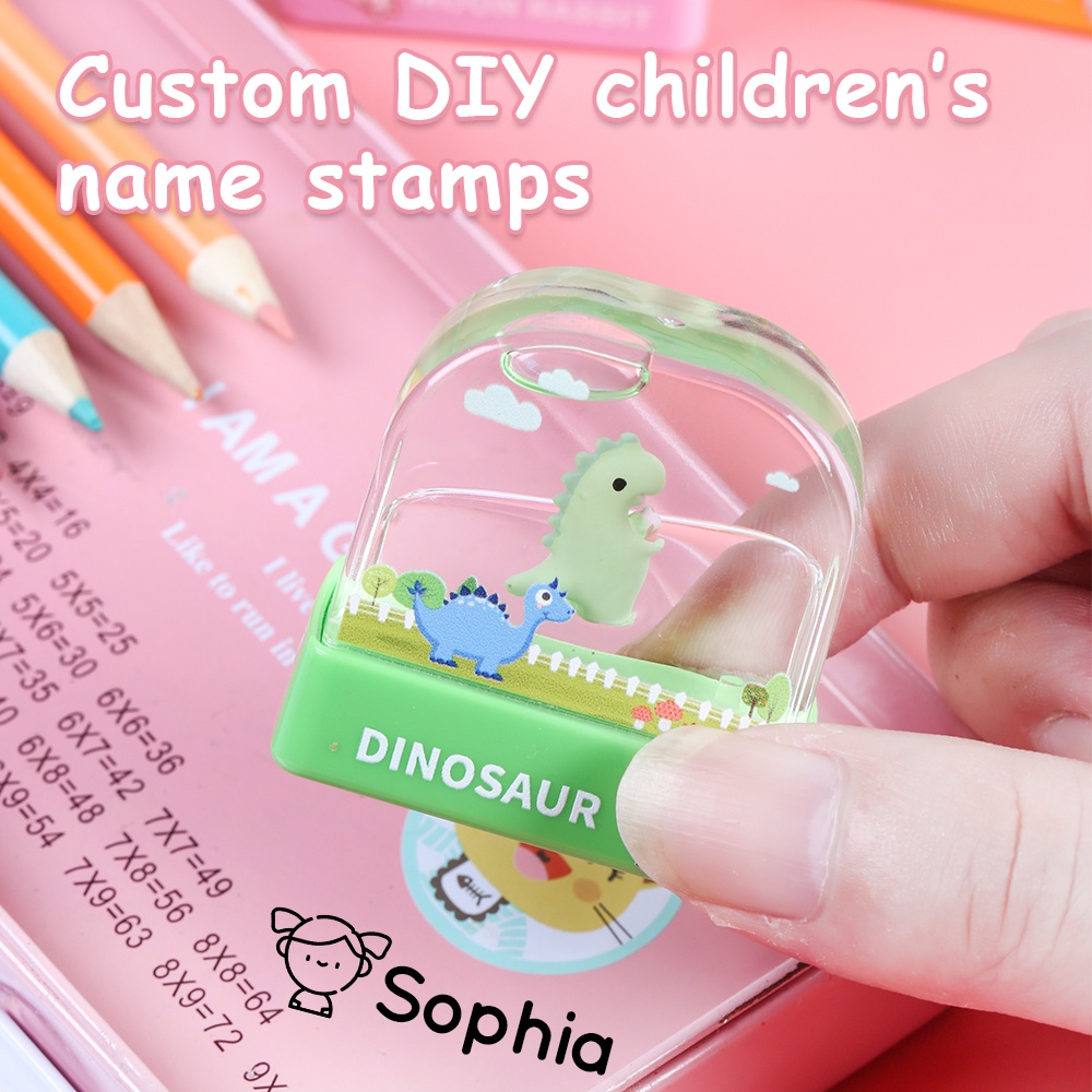 Custom Children Flash Stamps Toy Animal Personalized Clothing Fabric Stamps  Self Inking Name Stamp for Kids - China Kids Stamp, Name Stamp