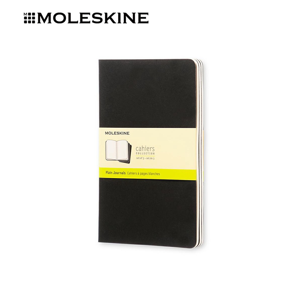 Moleskine Cahier Journals Set of 3 Notebooks Large Soft Cover