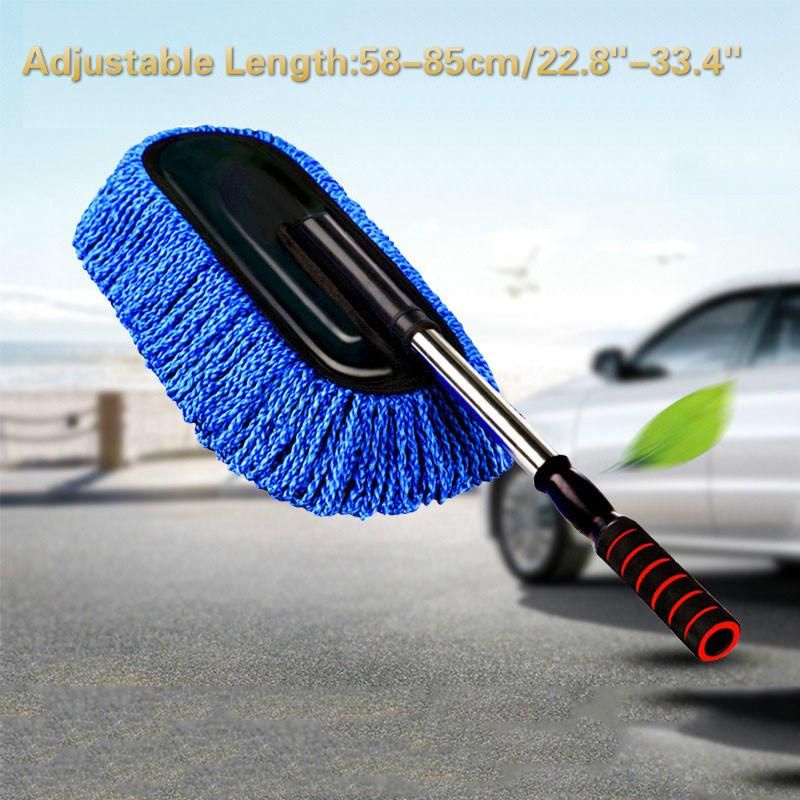 Microfiber Car Duster Wash Mop With Extendable Handle For Exterior