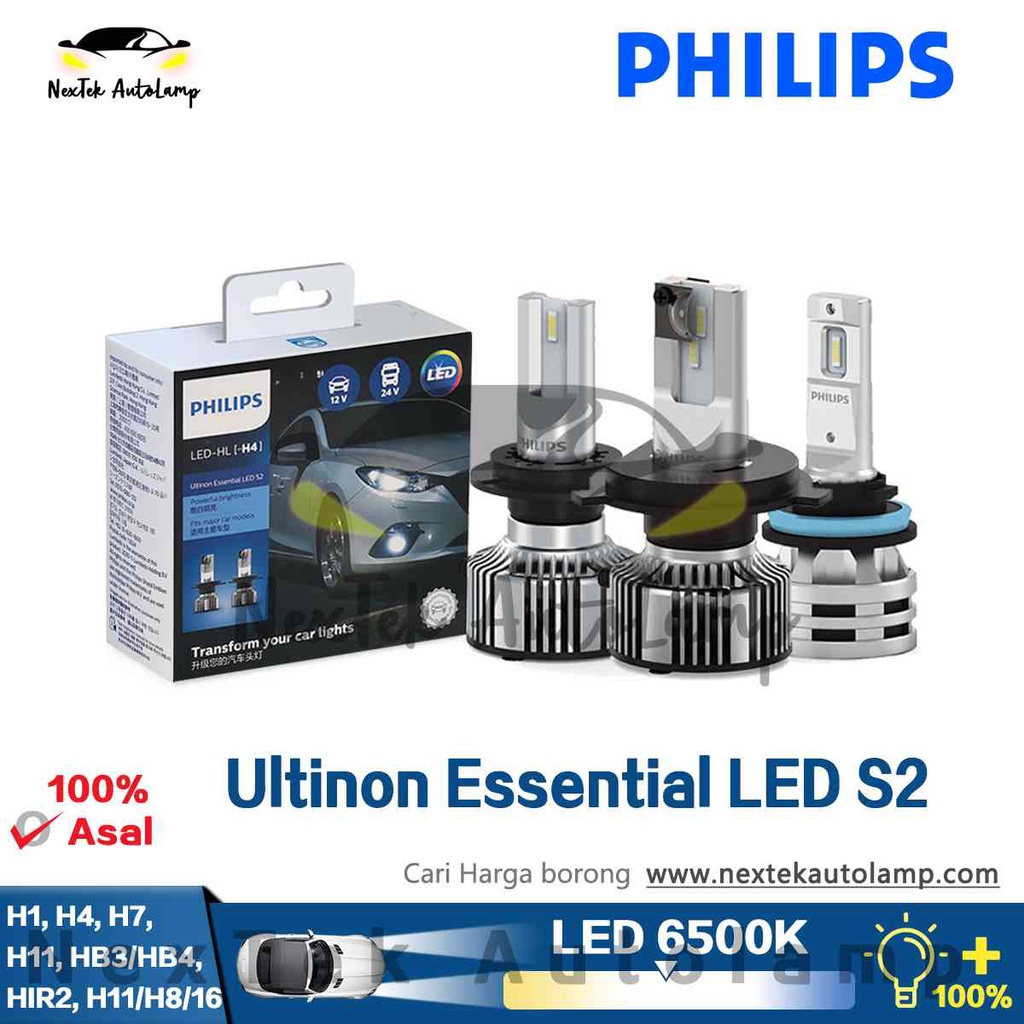 Philips New Ultinon Essential LED S2 H1 H4 H7 H11 HB3 HB4 HIR2