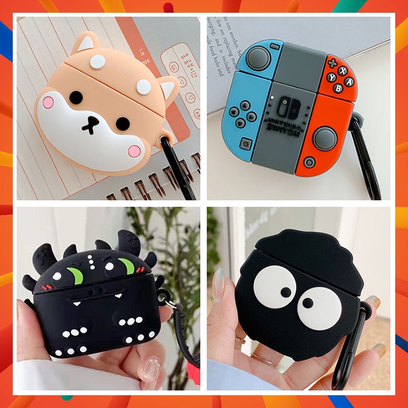 Cartoon Silicone Case for OPPO Enco Air 2 Pro Bluetooth Headphone Protector  Cover