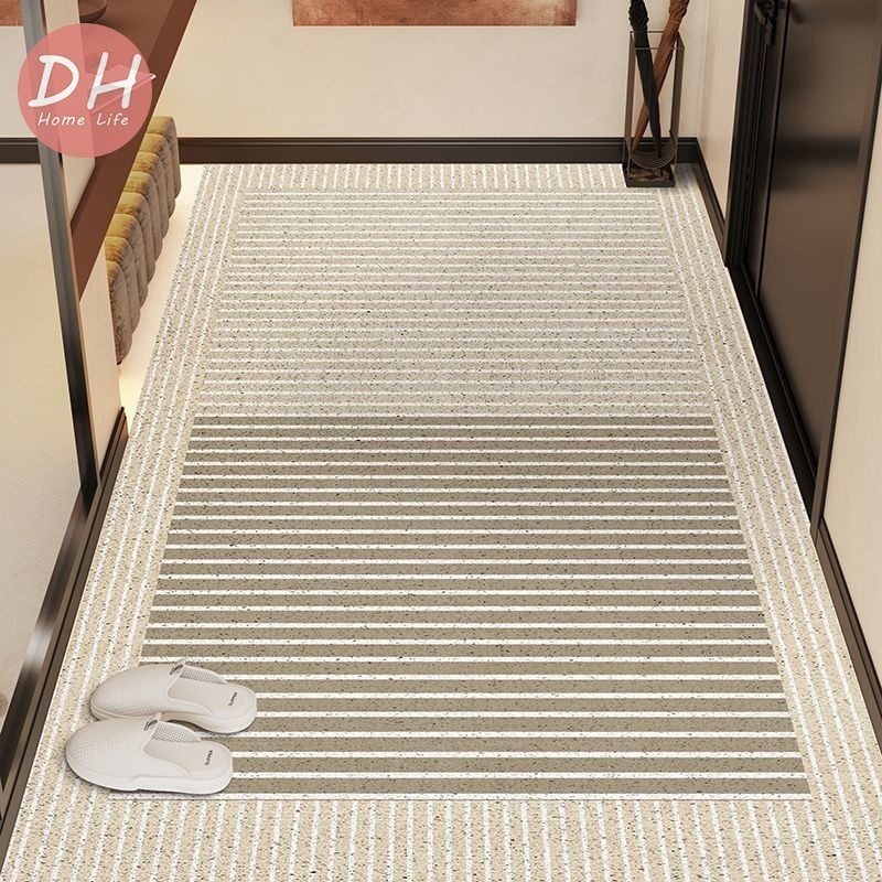 Household Entrance PVC Coil Front Door Mat Indoor Outdoor Rug Non