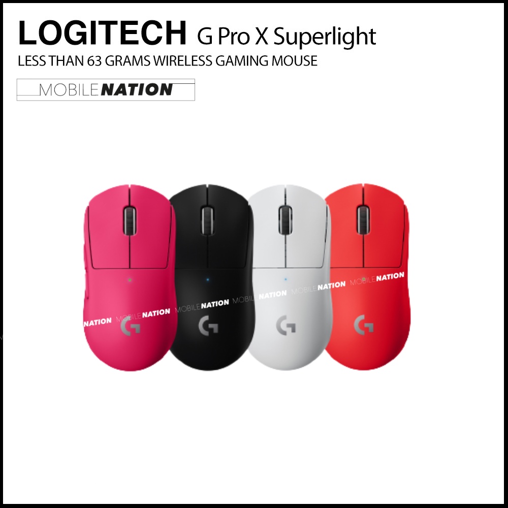 Logitech PRO X SUPERLIGHT Lightweight Wireless Optical Gaming