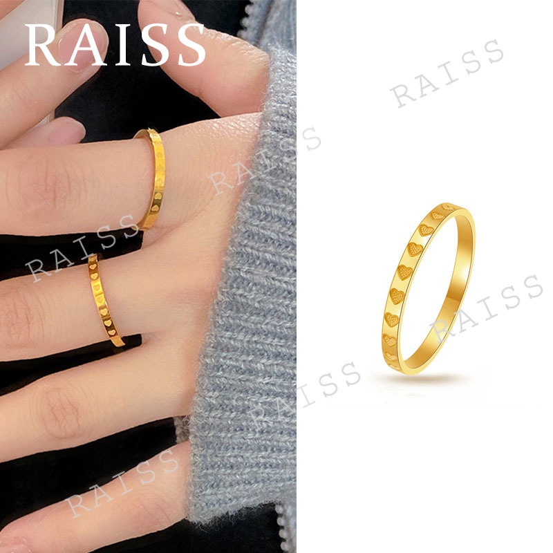 Gold finger store ring for female