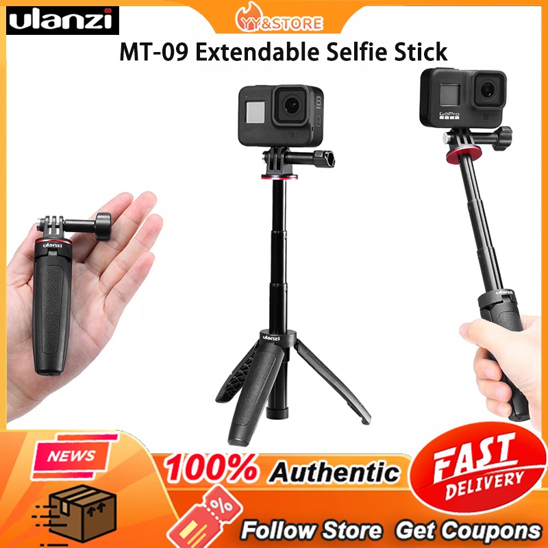 Vlog tripod: Ulanzi MT-09 GoPro tripod, grip & selfie stick