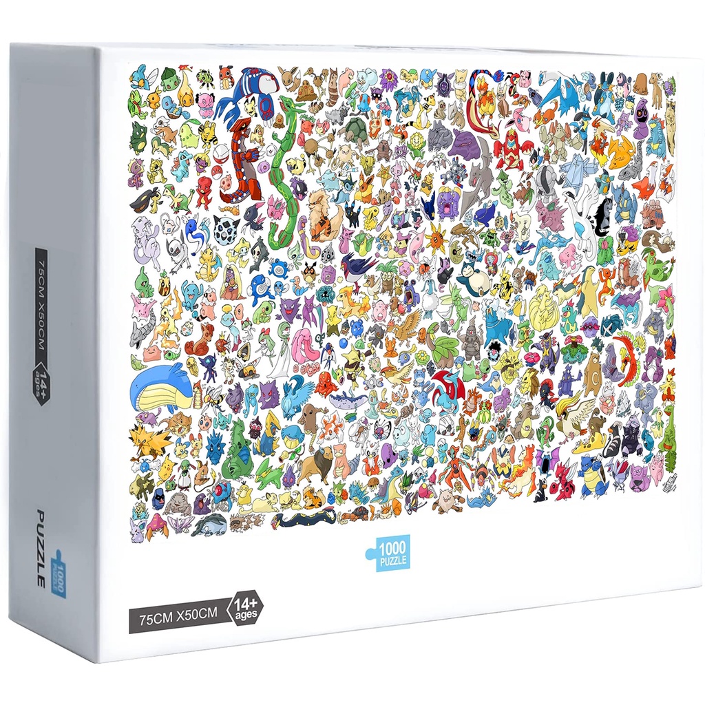 Pokemon Pikachu Puzzles 300/500/1000 Pieces Jigsaw Puzzle Creative