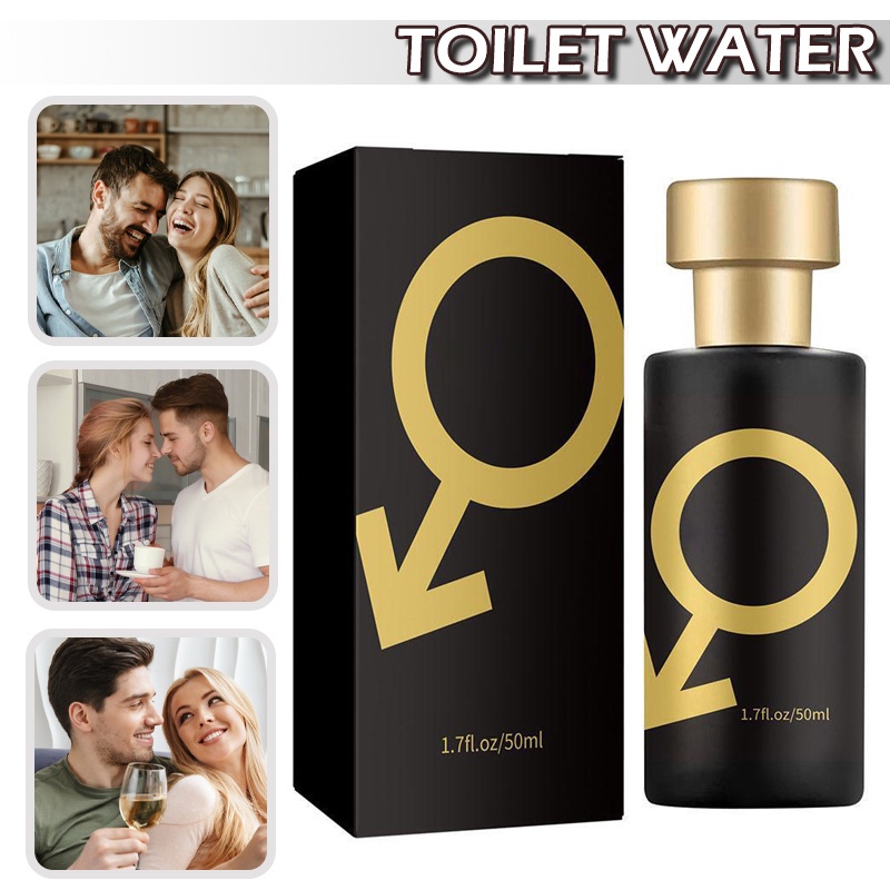 4ml Golden Lure Pheromone Perfume for Women to Attract Men Her Him
