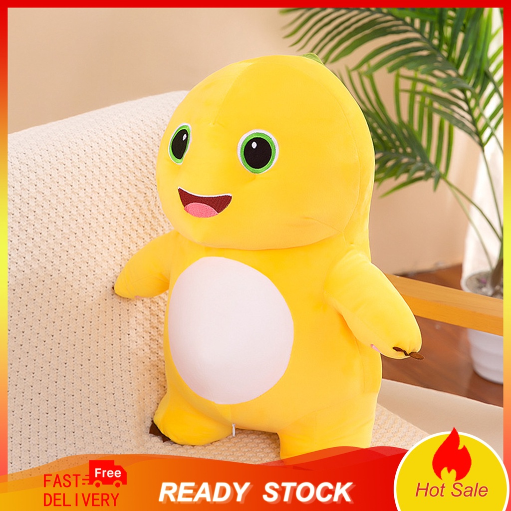 Yellow best sale stuffed dinosaur