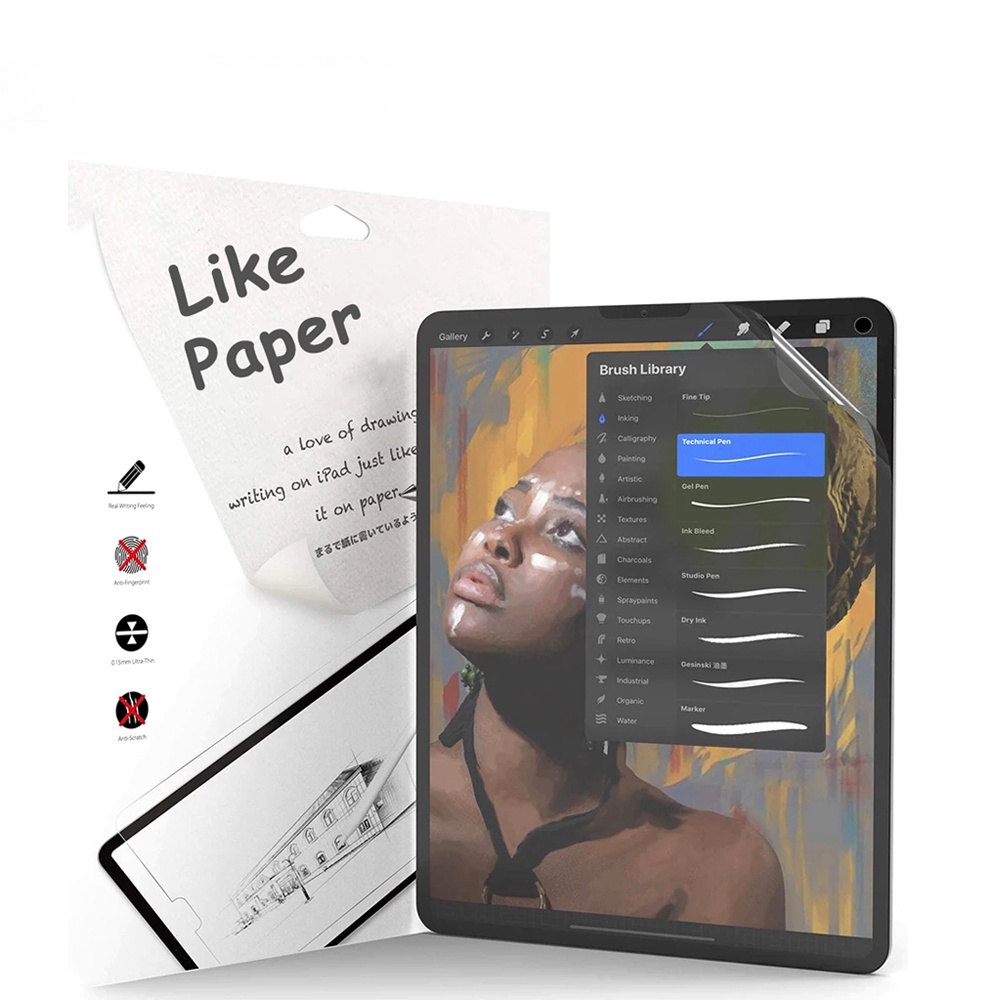SWITCHEASY PAPERLIKE NOTE FOR IPAD PRO 11 AND AIR 10.9 4TH/5TH GEN  TRANSPARENT - 12th Man Technology