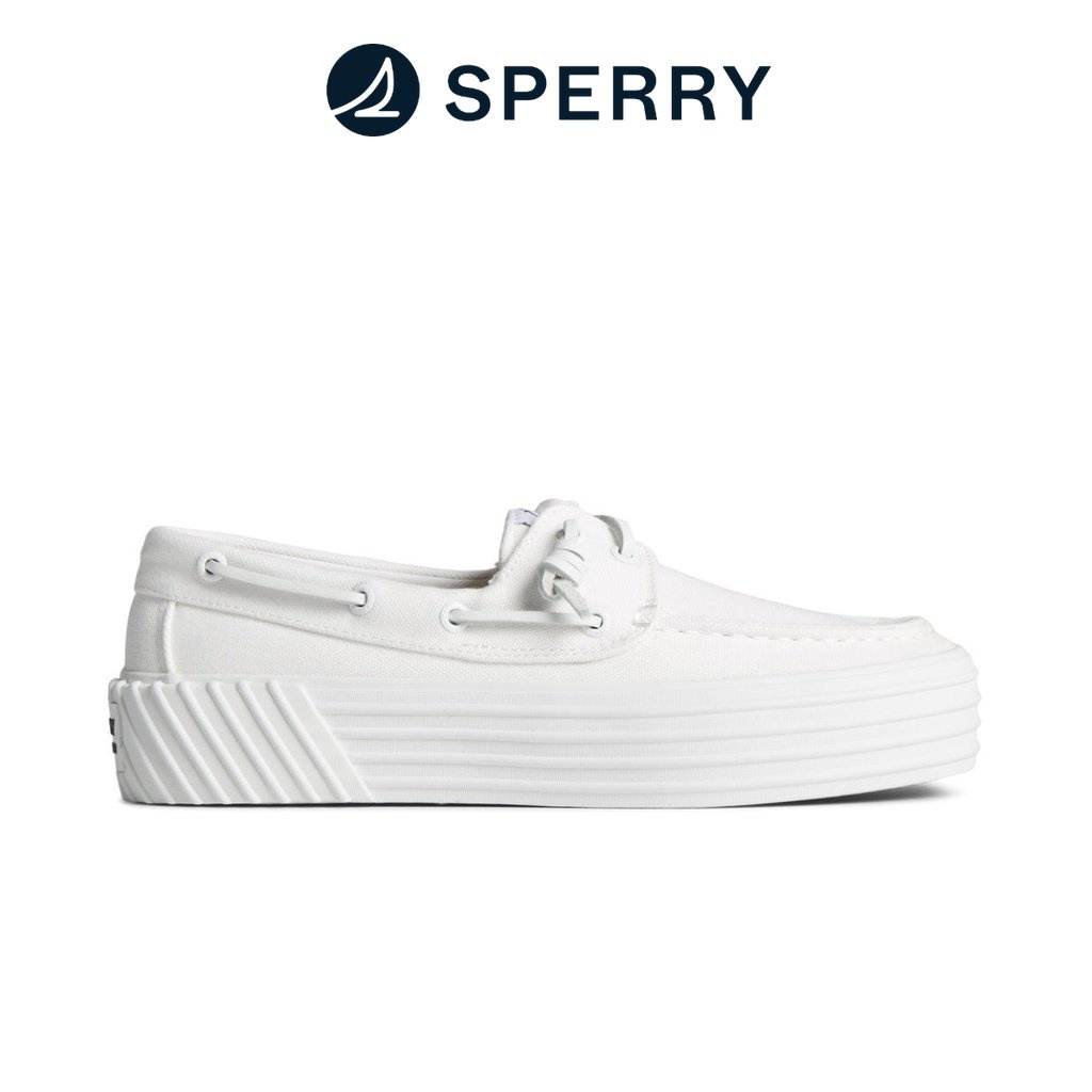 White sperry clearance shoes mens