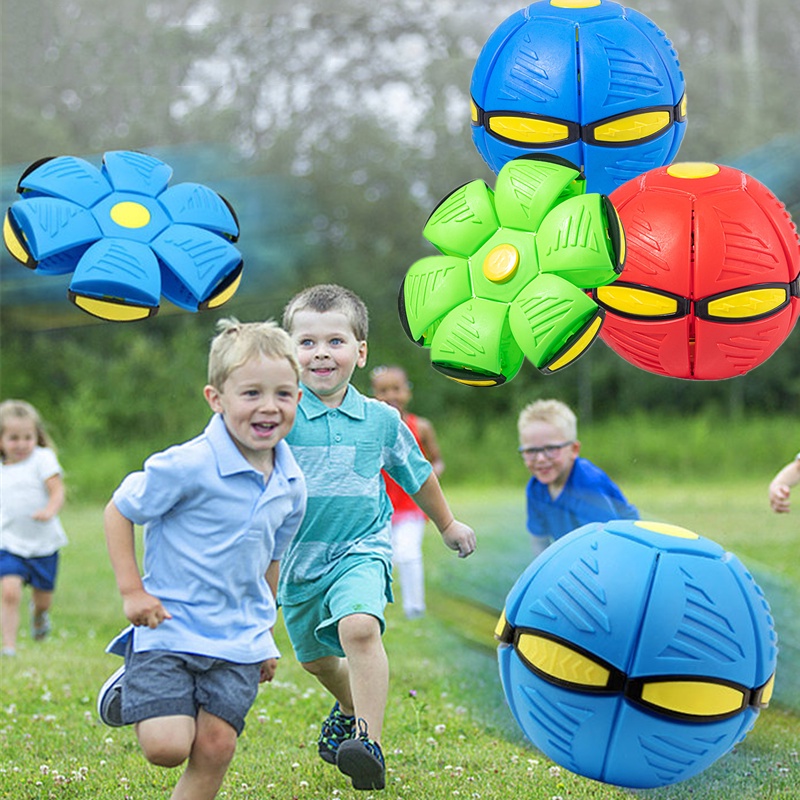 Hot! Ufo Magic Ball Toy With Light Portable Flying Saucer Toys