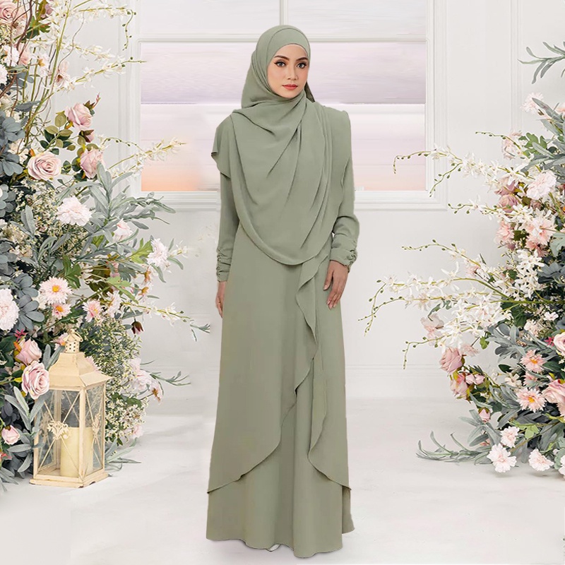 Jubah princess cut clearance online