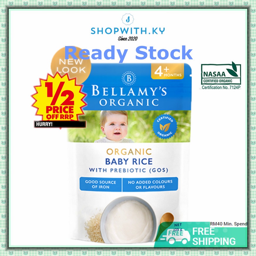 Bellamy rice hot sale cereal