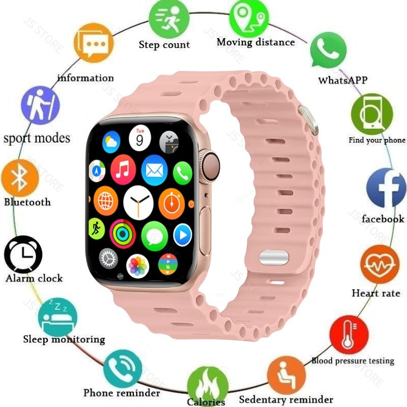 X8 IWO Series 8 Smart Watch Digital Bluetooth Men Women Sport Waterproof Call Heart Rate Smartwatch for IOS Android